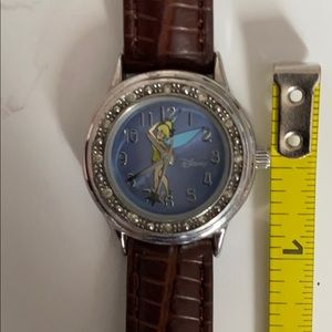 Disney blue faced tinker bell watch